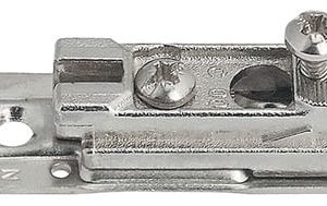 Häfele Topfscharnier für überfälzte Türen mit sichtbarer Rolle 6 mm Fuge, Montageplatte Distanz 0 mm