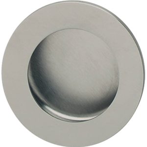 Häfele Muschelgriff rund Modell H1820 Edelstahl matt gebürstet, Ø 80 mm