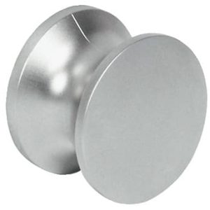 Häfele Druckknopf PUSH-LOCK für Plattendicke 13 – 19 mm, Kunststoff dunkelgrau