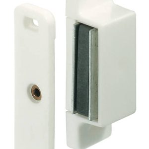 Häfele Magnetschnapper H6007 Haftkraft 3,4 / 4,5 kg zum Schrauben eckig, weiß / 4-5kg