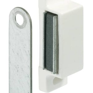 Häfele Magnetschnapper H6006 Haftkraft 3–4 oder 4-5 kg zum Schrauben eckig, weiß / 3-4 kg