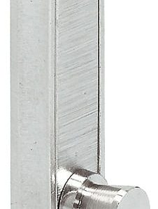 Häfele Möbelriegel H6062 Riegel gerade verdeckte Verschraubung, vernickelt, 70mm