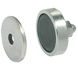 Häfele Magnetverschluss H6044 Haftkraft 3 kg Gewinde M5 für Metallschränke