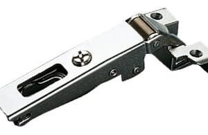 Häfele Topfscharnier Duomatic Push 105° für schmale Aluminiumrahmen von 17 bis 24 mm , Mittelanschlag