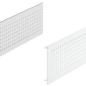 Häfele Lüftungsgitter H3634 eckig Aluminium mit gerillten Stegen, silber, 100 x 1000 mm