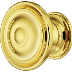 Häfele Möbelknopf H2086 Schrankknopf rund goldfarben poliert