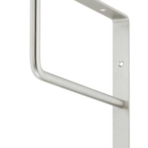 Häfele Garderobenkonsole H3852 Edelstahl gebürstet Garderobenbügel Wandmontage