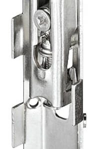 Häfele Schrankaufhänger unsichtbar für Oberschrank Stahl verzinkt, zum Schrauben (Links und Rechts)