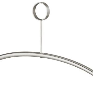 Häfele Kleiderbügel H5219 Edelstahl mit geschlossener Öse Haken drehbar