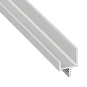 Häfele Griff-Profilleiste H1827 2500 mm Aluminium silberfarben eloxiert, Maß A 30 mm