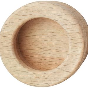Häfele Muschelgriff Modell H1854 Holz rund Buche natur 60 mm