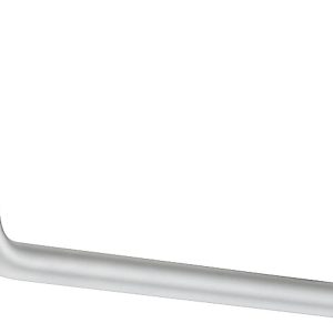 Häfele Garderobenbügel H3828 Garderobenstange Stahl vernickelt oder chrom L-Form, verchromt matt