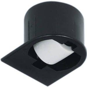 Häfele Möbelrolle H4803 Tragkraft 50 kg ohne Blockierfunktion starr zum Einpressen, Weich – H: 2 mm, C: 16,5 mm, schwarz 31 mm