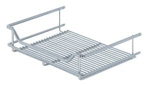Kesseböhmer Einhängekorb für Gerätehalter-System für Einhängeschiene Stahl verchromt, Einhängebreite 395 mm – 400x200x75 mm