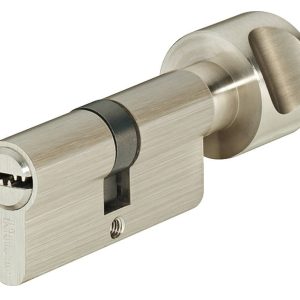 Häfele Startec Drehknaufzylinder H9408 Econo Knaufzylinder verschiedenschliessend, 31,5+31,5 mm