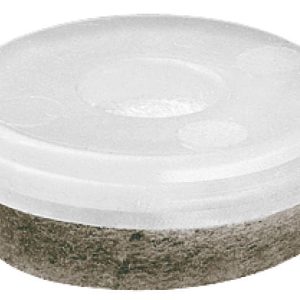 Häfele Möbelgleiter rund zum Aufdrücken Durchmesser 17 mm, schwarz