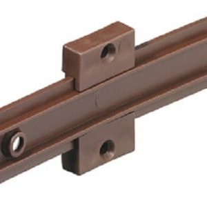 Häfele Schleppscharnier H10407 für Einbaukühlschränke hinter Möbeltüren Kunststoff braun