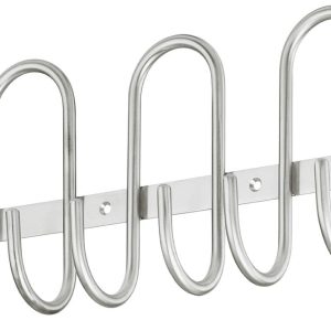 Häfele Hakenleiste H3854 Wandgarderobe Edelstahl gebürstet mit 6 Haken