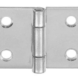 Vormann Tischband aus Edelstahl mit gehärtetem Stift rechteckig, 80 x 28 mm