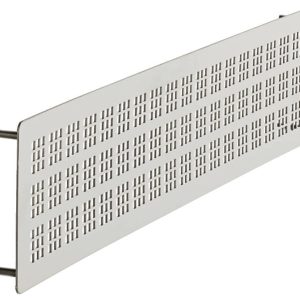 Häfele Lüftungsgitter H3643 eckig Edelstahl mit Arretierstiften, Edelstahl, 100 x 500 mm