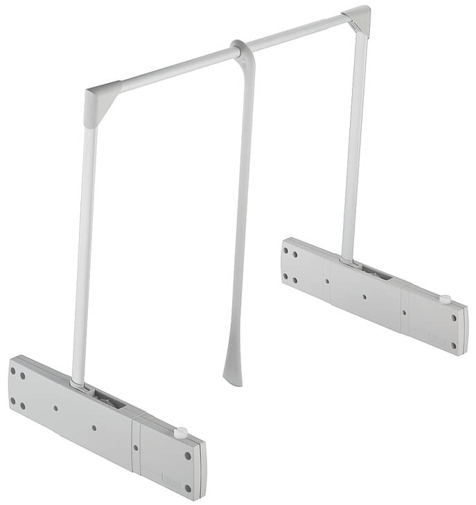 Häfele Garderobenlift Super und Super Pro Kleiderlift Schranklift grau, Modell Super