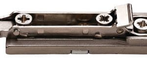 Häfele Montageplatte  Duomatic SM zum Schrauben mit vormontierten Euroschrauben, Distanz 6 mm