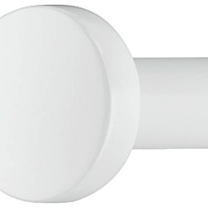 Häfele Möbelknopf H1340 Möbelgriff rund Ø 20 mm, Weiß matt