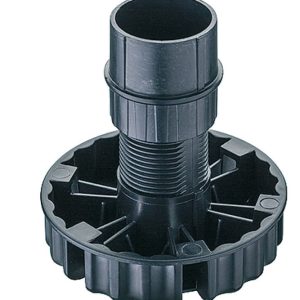 Häfele Einschraubgleiter H3946 mit Rohr Kunststoff schwarz, 200 mm