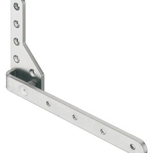 Häfele Sekretärband H1977 Zapfenband Edelstahl matt zum Schrauben, Tragkraft 40 kg