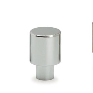 Viefe Möbelknopf ONE aus Metall, Ø 15 mm, Edelstahl Optik