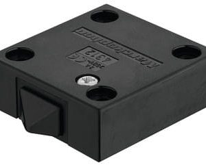 Häfele Türkontaktschalter 230 V mit Universaltaster, schwarz