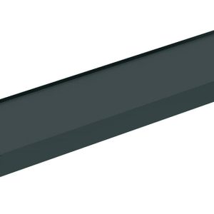 Häfele Kabelkanal Standard Kabelführung für Tische Kabelhalter schwarz, 1600 mm 1220 mm graphitschwarz, RAL 9011
