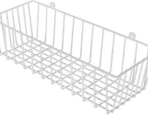 Kesseböhmer Einbaukorb allseitig geschlossen Drahtkorb 340x120x100 mm Stahl weiß