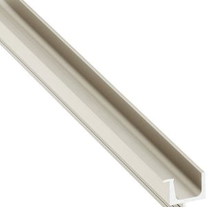 Häfele Griff-Profilleiste H1829 für optisch grifflose Fronten 2500 mm Aluminium, silberfarben eloxiert
