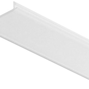 Häfele Streuscheibe für Loox Aluminiumprofile Ersatz-Streuscheibe, Streuscheibe mattiert – zum Eindrücken