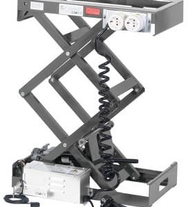Häfele Hebesystem Doppelscherenmechanik Tragkraft 80–120 kg elektrisch, eisengrau – Maß A 510 mm