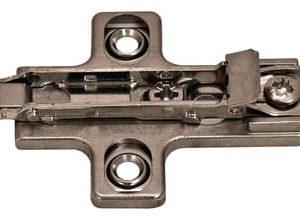 Häfele Kreuzmontageplatte Duomatic SM zum Schrauben mit Spanplattenschrauben, Distanz 0 mm