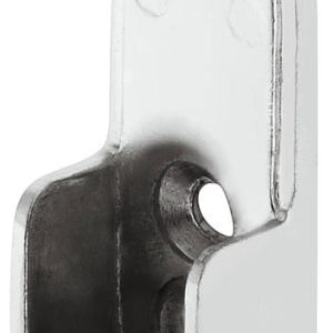 Häfele Schrankrohrlager oval zum Schrauben an die Seitenwand, verchromt