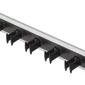 Häfele Gürtelhalter fest montiert für bis zu 7 Gürtel Aluminium, weiß/aluminium glänzend Häfele Gürtelhalter fest montiert für bis zu 7 Gürtel Aluminium, weiß/aluminium glänzend