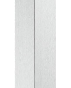 Häfele Tischbein aus Aluminium Tischfuß gerade, edelstahlfarben – 720 mm