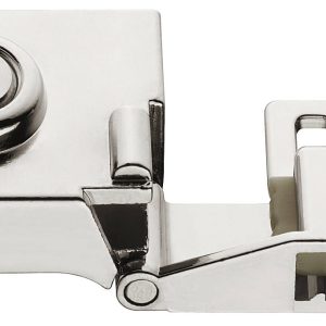 Häfele Glastürscharnier H1413 für Türmontage ohne Glasbohrung Innenanschlag, verchromt poliert
