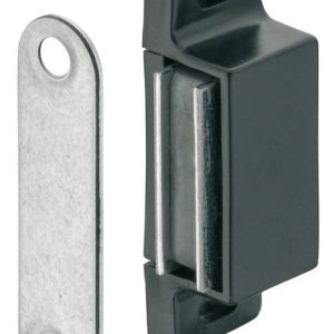 Häfele Magnetschnapper H6006 Haftkraft 3–4 oder 4-5 kg zum Schrauben eckig, schwarz / 4-5kg