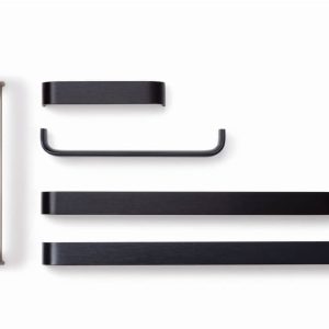 Viefe Möbelgriff SENSE aus Aluminium, 480 mm – Edelstahl-Optik