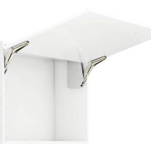 Häfele Hochklappbeschlag FREE FLAP FORTE 3.15 für Korpushöhe 350 – 650 mm, Modell E – weiß