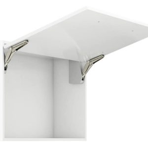 Häfele Hochklappbeschlag FREE FLAP MINI 1.7 für Korpushöhe 200 – 450 mm, Modell B – grau