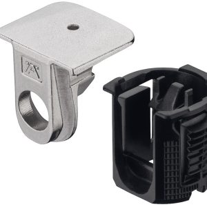 Häfele Tablarverbinder Ixconnect Tab 15 Bodenträger Fachböden verdeckt, Ø 3 mm – Holzdicke 16 mm