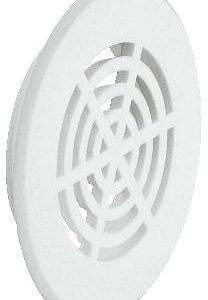 Häfele Lüftungsgitter H3602 rund Ø 50 mm mit Harpunensteg, weiß, 50 mm