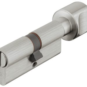 Häfele Startec WC-Knaufzylinder H9406 Drehknaufzylinder Econo Messing, vernickelt – 30,5+30,5 mm
