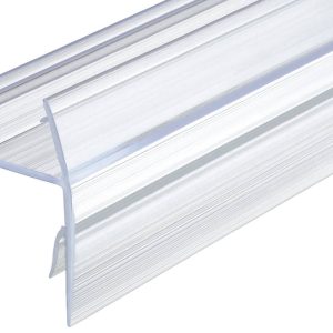 Aquasys Glastür Duschdichtung 10-12 mm 180° Glas-Glas  Kunststoff, 2000 mm