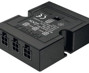 Häfele Loox Multi-Schalter-Box mit Kreuzschaltung schwarz